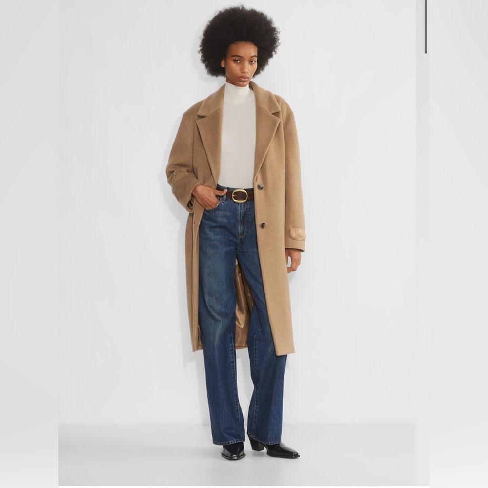 NWT Aritzia The Only Coat - (Re)Camel Wool - Picture 10 of 13